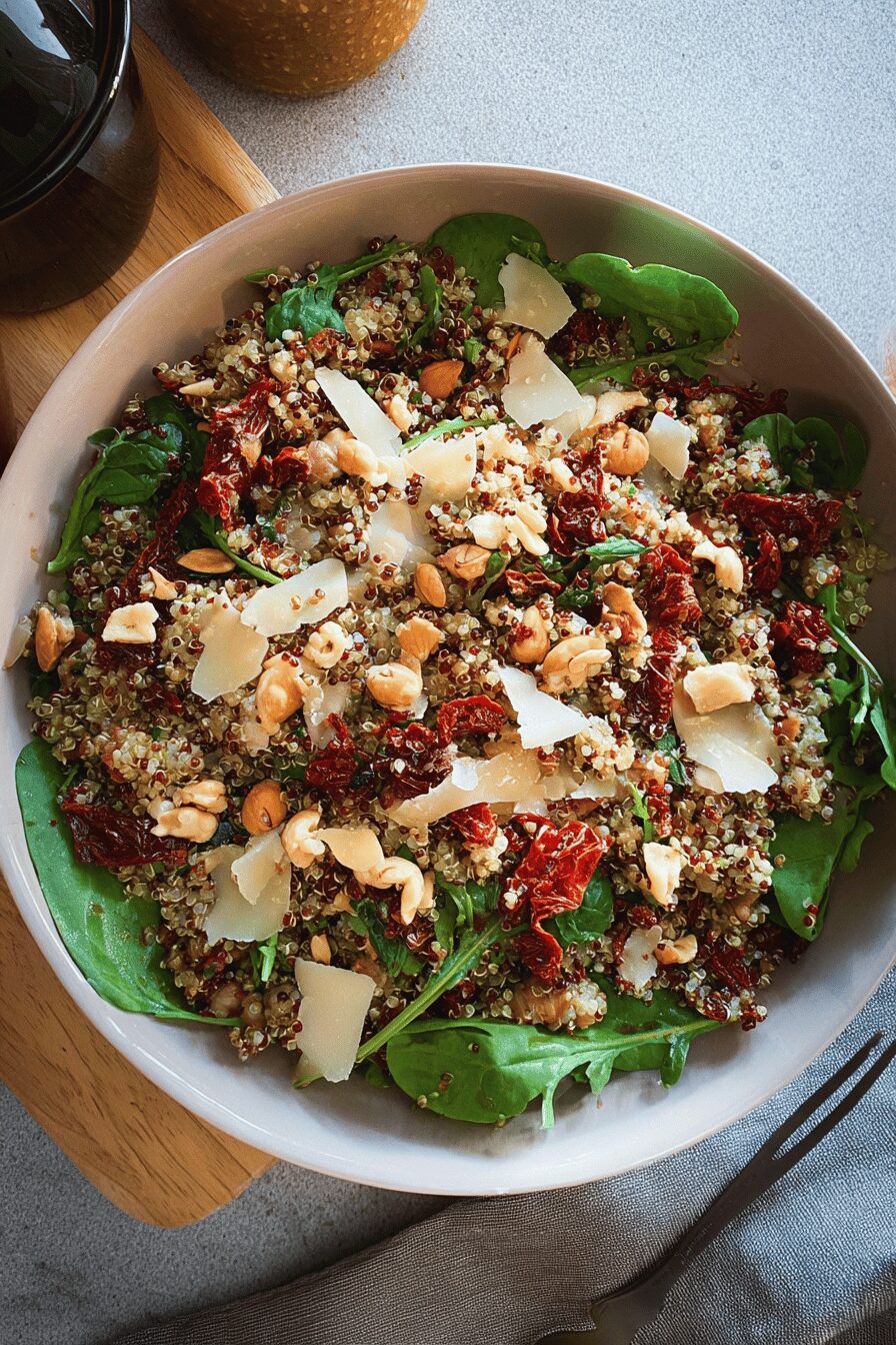 Quick Sun Dried Tomato Quinoa Salad: Healthy Meals in Under 30 Min